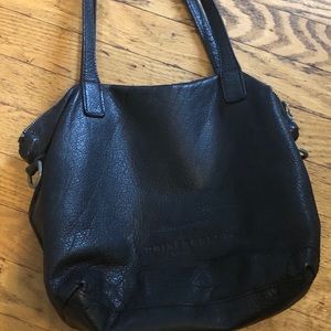 liebeskind black leather tote